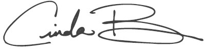 Cinda B Signature